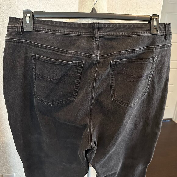 STYLE & CO Slim Leg Black Jeans 20W - Picture 4 of 6